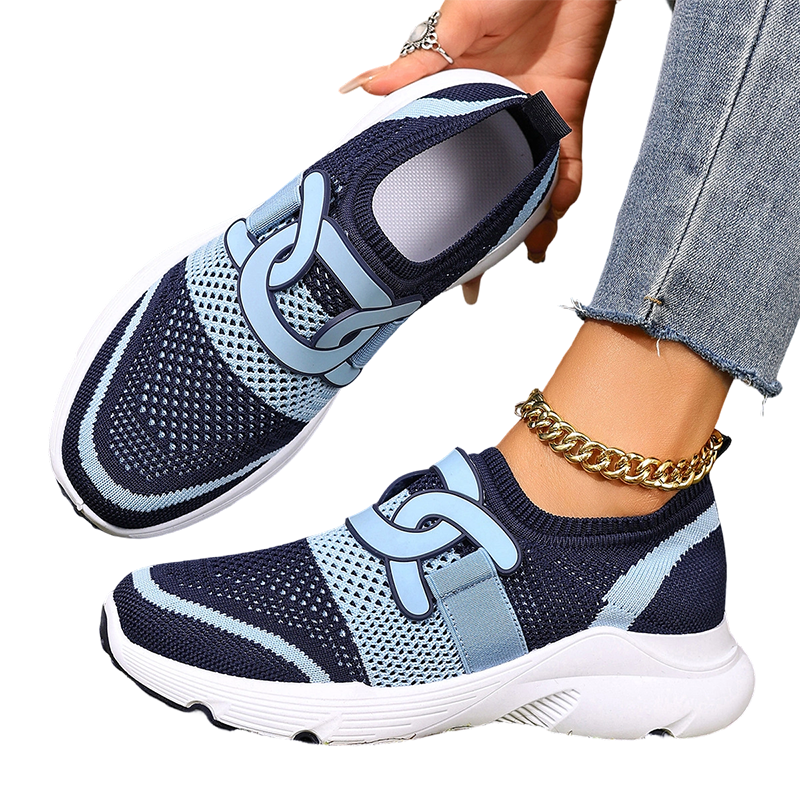 🌞Frühlingserwachen: 50% Rabatt!👟 Orthopädische Damen-Slipper mit Mesh-Obermaterial – 3-fach Fußgewölbe-Stütze & Gel-Dämpfung – Gegen Plantarfasziitis & Fersensporn