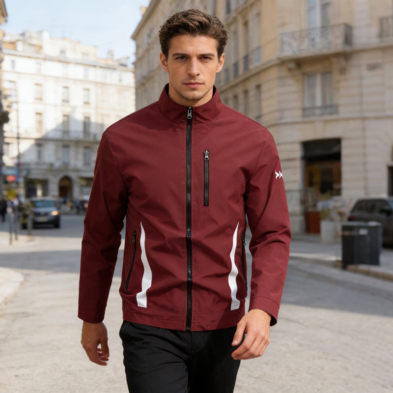 🙌 70% WiederkaufquoteHerren Freizeitjacke mit Stehkragen und Reißverschluss