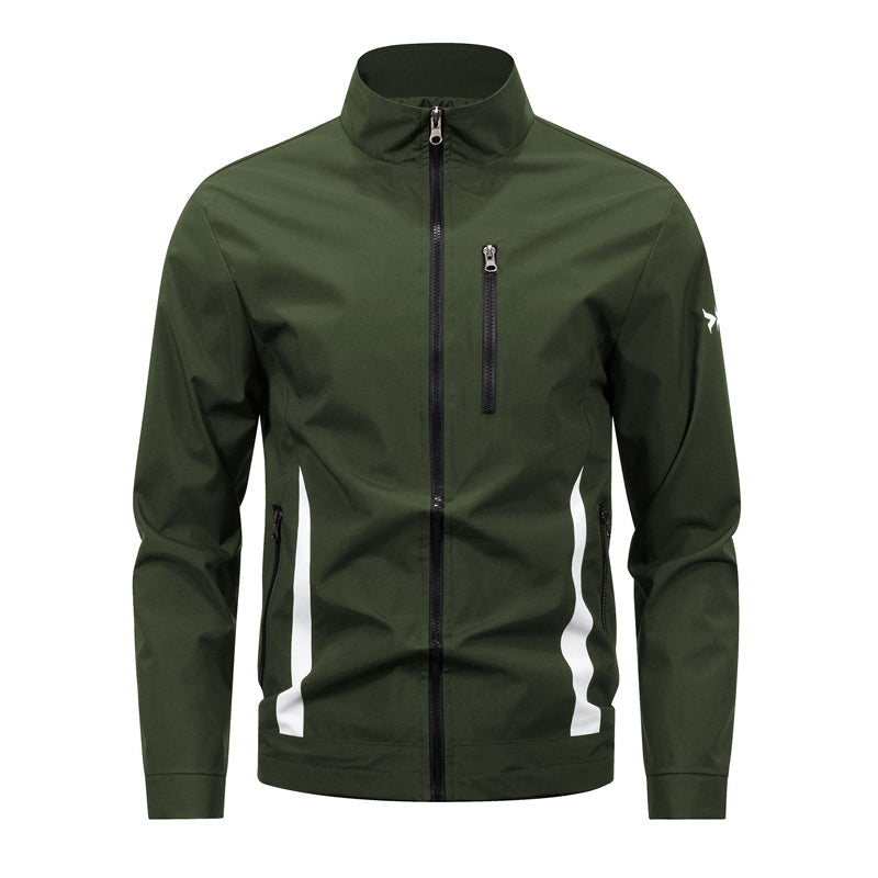 🙌 70% WiederkaufquoteHerren Freizeitjacke mit Stehkragen und Reißverschluss