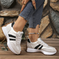 💎 57% RABATT! 💎 Damen-Freizeitschuhe – Klobige Sneaker mit 4 cm Platform, Rutschfest & Retro-Design in 6 Farben 🥿🌈