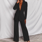 👔 60% RABATT! 👖 Elegantes Blazer- & Weitbein-Hosen-Set für Damen – Modischer Zweiteiler, Vielseitig & Perfekt für Büro/Freizeit ✨
