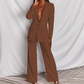 👔 60% RABATT! 👖 Elegantes Blazer- & Weitbein-Hosen-Set für Damen – Modischer Zweiteiler, Vielseitig & Perfekt für Büro/Freizeit ✨