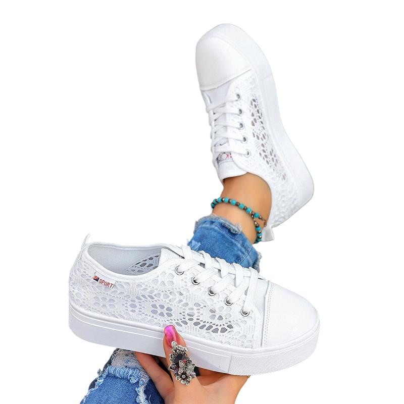 🔥Letzter Tag!⚡Über 50.000 verkauft!🎁 Atmungsaktive Mesh-Plateau-Sneaker für Damen