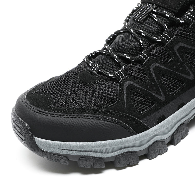 🥾 60% RABATT! ⛰️ Herren Leichte Wanderschuhe – Atmungsaktives Mesh, Rutschfeste Sohle & Gepolsterte Einlage 🌲
