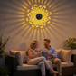 ☀️ Solar-Mandalaleuchte für Garten & Terrasse – 2-in-1 Bodenlampe & Wandleuchte – Ornamentale Lichtdeko mit Vintage-Effekt – Rostfrei & Langlebig