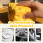 🔥 50% RABATT! 🧀 XXL Käse Squishy – Langsam Rückfedernder Anti-Stress Knautschball | Superweich, Formbar & Unwiderstehlich Zum Kneten