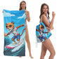 2-in-1 bedruckter Strandtuch-Rucksack