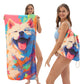 2-in-1 bedruckter Strandtuch-Rucksack