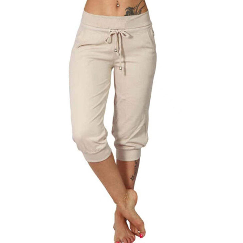 Kurze Jogginghose mit Kordelzug in der Taille zum Entspannen