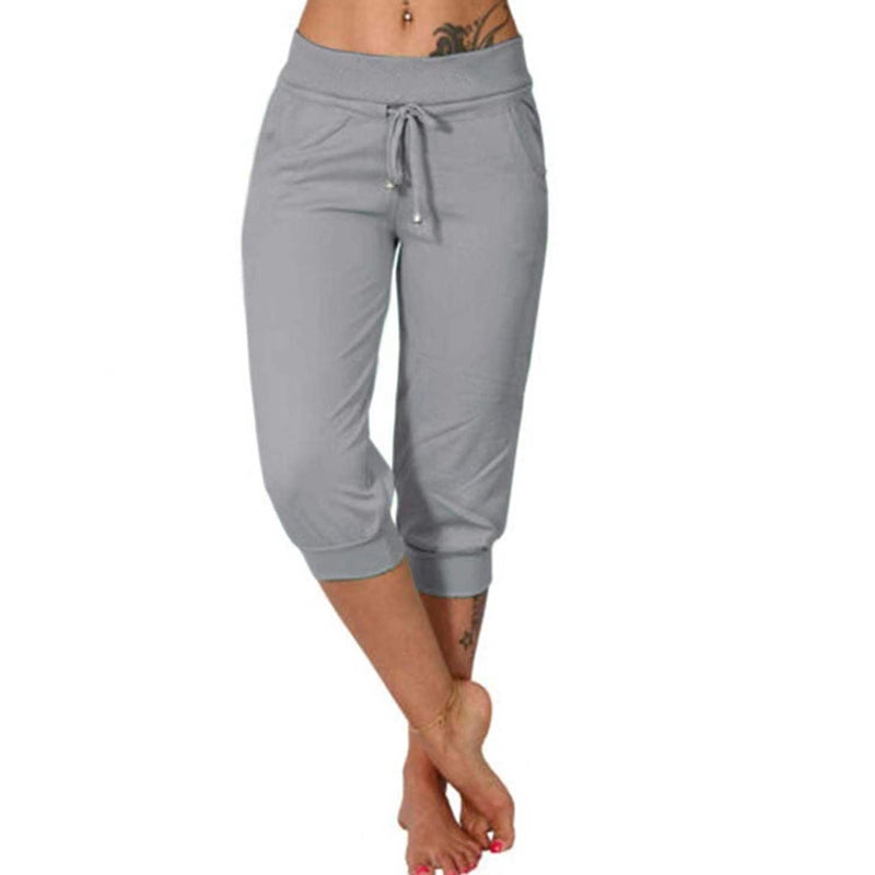 Kurze Jogginghose mit Kordelzug in der Taille zum Entspannen