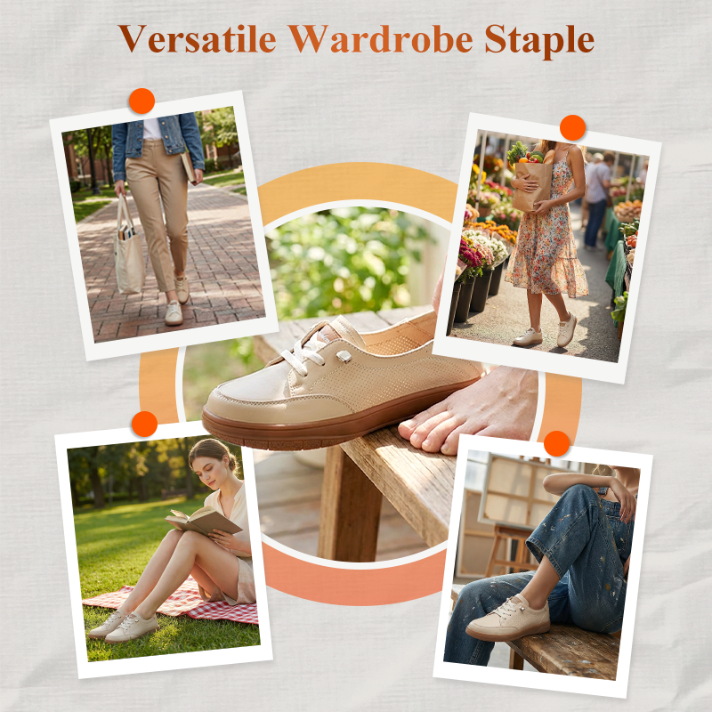 Damen Weiche Sohle Schnürschuhe für den Alltag