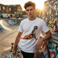 Verspieltes Tiermuster T-Shirt mit Kurzarm