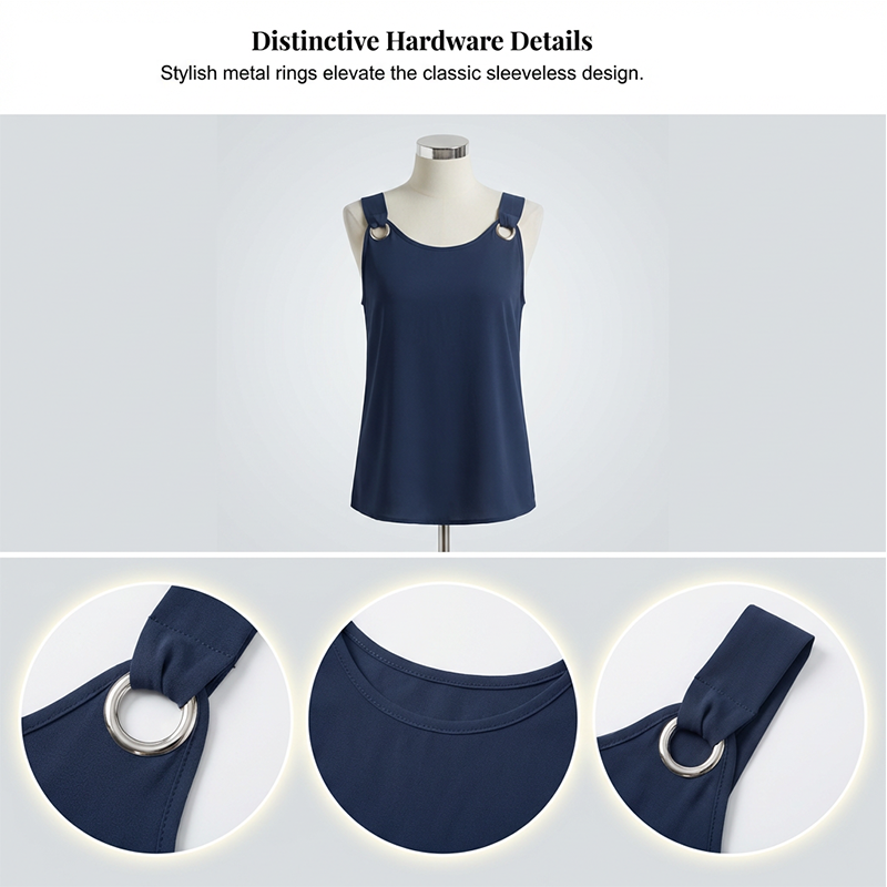 ⌛Zeitlich begrenztes Angebot – Lässiges zweiteiliges Set aus ärmellosem Oberteil und Shorts