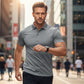 🔥 Nur in begrenzter Stückzahl, zeitlich begrenzt: 59 % Rabatt! 🎉 Schnell trocknendes Kurzarm-T-Shirt mit Reverskragen für Herren 💫