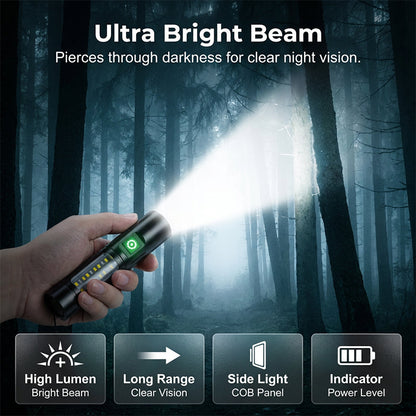 🔦 Tragbare superhelle LED-Taschenlampe – Ihr ultimativer Outdoor-Begleiter
