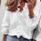 👚 50% RABATT! ✨ Langärmeliges Gerafftes Damenhemd – Elegante Raffung, Weicher Stoff & Vielseitig für Jeden Anlass 🌸
