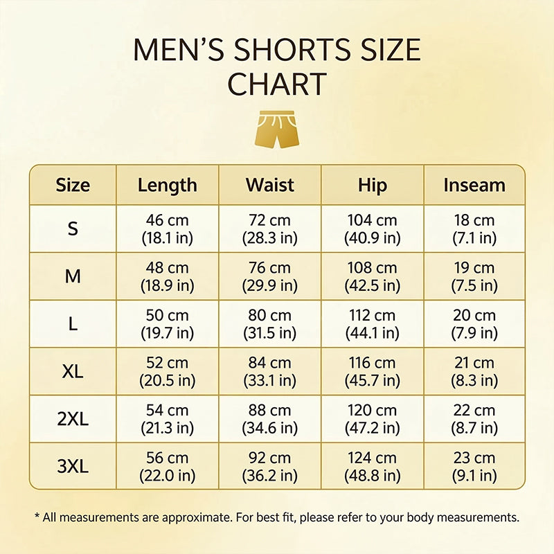Herren Strick-Shorts mit Kordelzug und geometrischem Saum