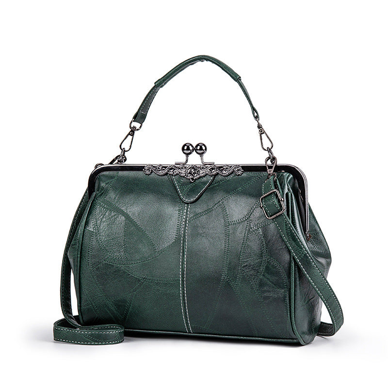 💎50% ELEGANTE VINTAGE-HANDTASCHE! 💎 Hochwertiges PU-Leder, Retro-Clip & Geräumig für den perfekten Look