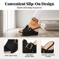Peep-Toe-Sandalen mit Keilabsatz für Damen