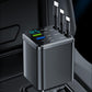 ⏳Zeitlich begrenztes Angebot 50% Rabatt⏰Schnellladendes 7-in-1 ausziehbares Auto-Ladegerät mit Spannungsanzeige – USB-C für Android & Lighting für APPLE🔋📱
