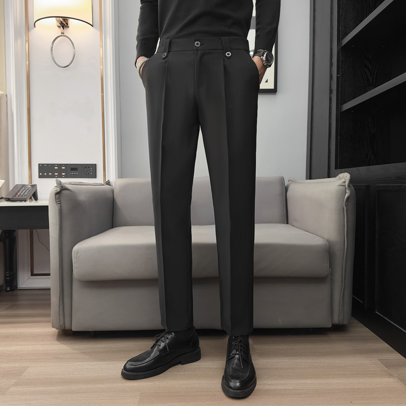 🔥 50% Rabatt! Slim-Fit Herren-Businesshose mit geradem Bein