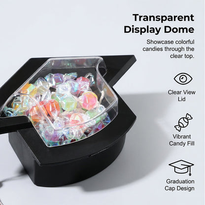 Graduation Cap Candy Box with Tassel