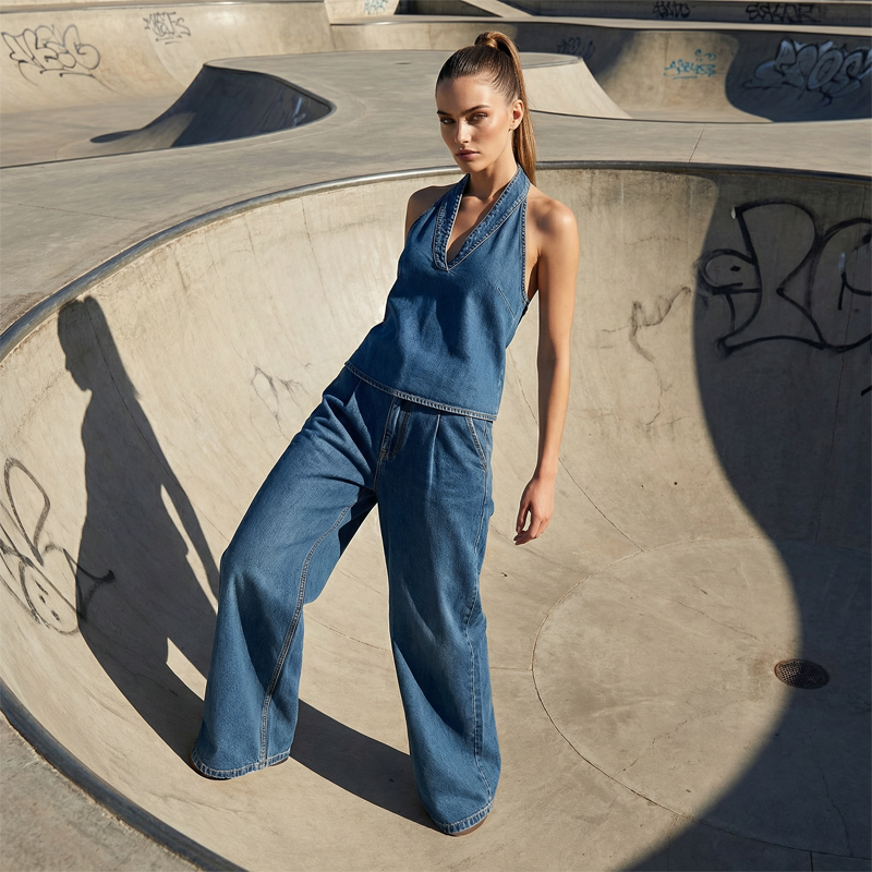 💎🔥 50% RABATT ✨ Damen Jeans-Set 2026 👖 Retro Stonewashed Look – hochwertig, lässig & stilvoll modern