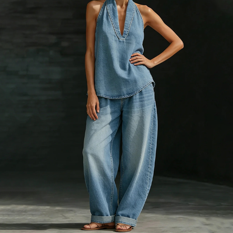 💎🔥 50% RABATT ✨ Damen Jeans-Set 2026 👖 Retro Stonewashed Look – hochwertig, lässig & stilvoll modern