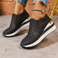 👟 Damen Slip-On Keil-Sneaker mit Cut-Out-Design GRÖSSENTABELLE