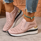 👟 Damen Slip-On Keil-Sneaker mit Cut-Out-Design GRÖSSENTABELLE