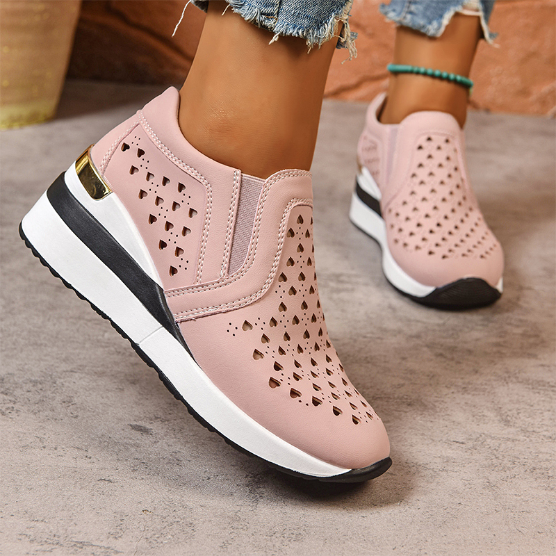 👟 Damen Slip-On Keil-Sneaker mit Cut-Out-Design GRÖSSENTABELLE