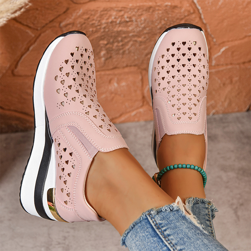 👟 Damen Slip-On Keil-Sneaker mit Cut-Out-Design GRÖSSENTABELLE