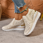 👟 Damen Slip-On Keil-Sneaker mit Cut-Out-Design GRÖSSENTABELLE