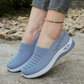 Damen atmungsaktive Mesh-Slip-On-Schuhe
