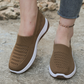 Damen atmungsaktive Mesh-Slip-On-Schuhe