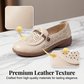 👡 Damen Atmungsaktive Cutout-Leder-Loafer 🌞 Genießen Sie Komfort & Stil 🌞