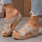 👡 50 % Rabatt! 🌞 Sandalen mit Keilabsatz für Damen – gepolsterte, leichte und bequeme Sohlen, rutschfest ✨