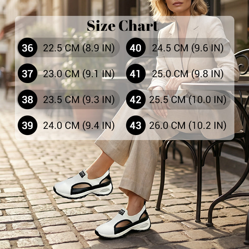 Breathable Cut-out Slip-On Shoes for Women