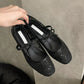 Elegante Ballerinas aus Mesh mit Schleife