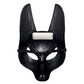 Ägyptische Anubis-Maske: Handbemalte Faux-Goldblatt-Schakalmaske für Cosplay & luxuriöse Wanddekoration