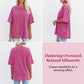 Oversize-T-Shirt für Damen im Washed-Vintage-Look