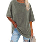 Oversize-T-Shirt für Damen im Washed-Vintage-Look