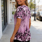 👚 58% RABATT! 🌸 Elegantes Damen-Kurzarmoberteil mit Blumendruck – Leichter Stoff, Romantisches Design & Perfekt Für Warme Tage ☀️