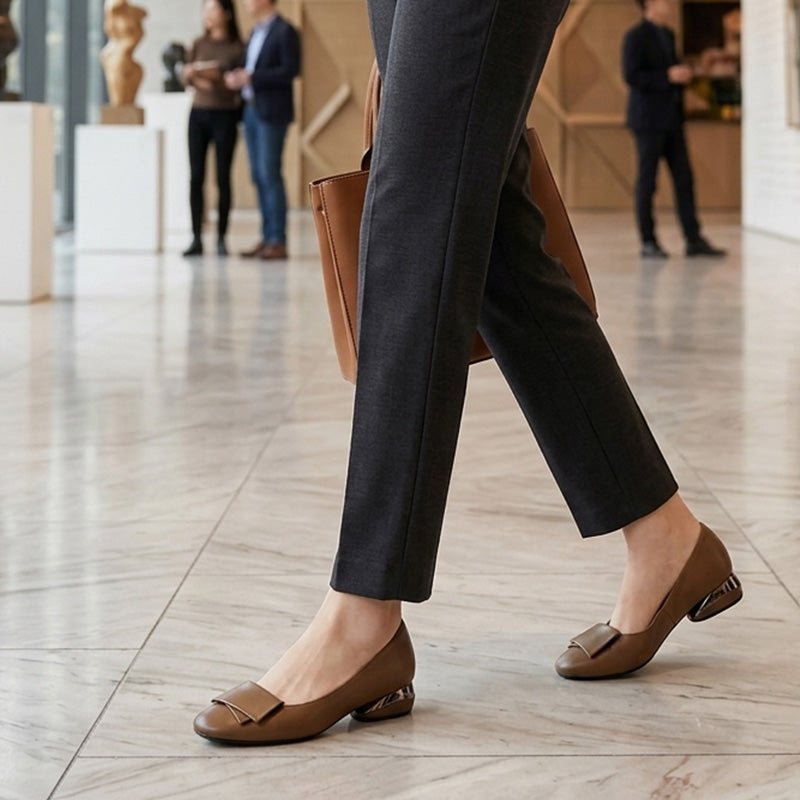 Leichte Loafer aus Kunstleder für Damen