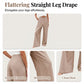 ☁️Weiche Damen-Haushose🌿Hoher Bund lockere Weitbein Hose