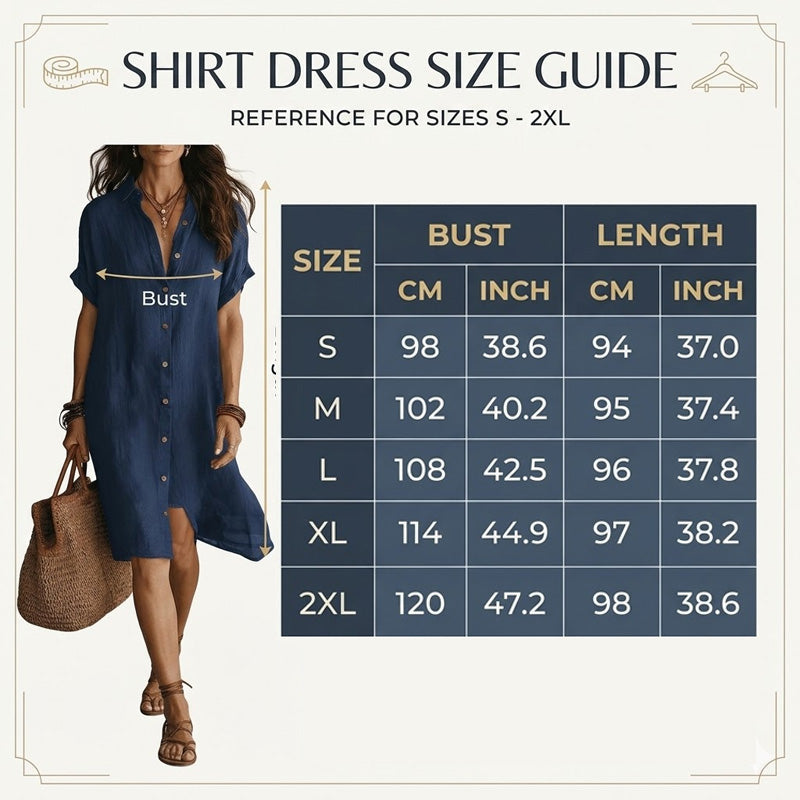 🌸Kurzärmeliges Hemdkleid für Damen – Ihr neues Must-have für die Garderobe ✨