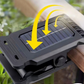 Solar-Klemmleuchte mit Bewegungsmelder