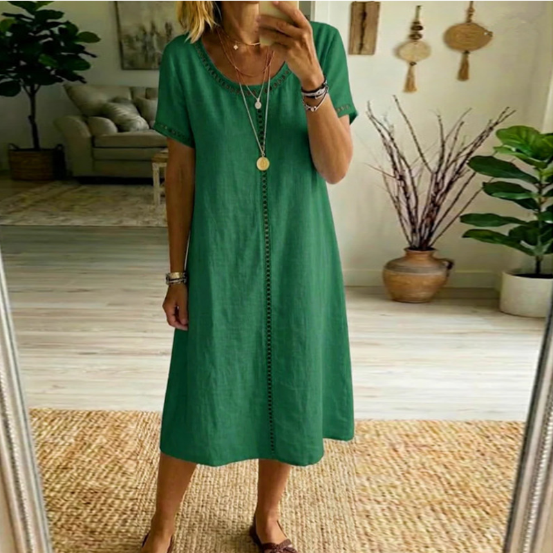 Lockeres Kurzarmkleid für Damen
