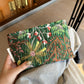 Elegante Kosmetiktasche mit Blumenmuster
