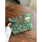Elegante Kosmetiktasche mit Blumenmuster